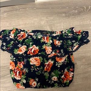Flower Crop top